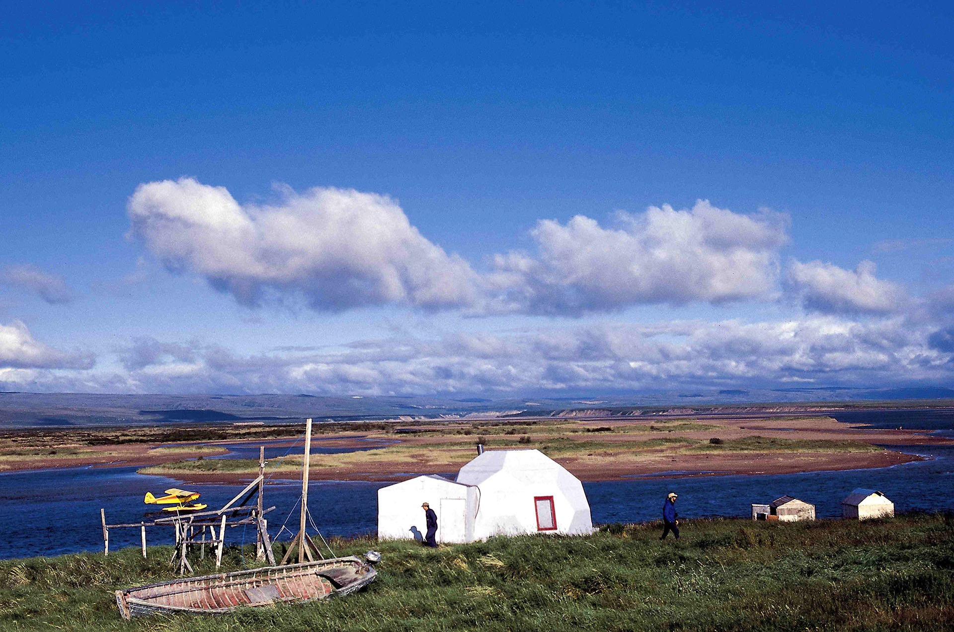 Bathurst Inlet, eine Inuit-Siedlung in Nunavut - Foto: Ansgar Walk